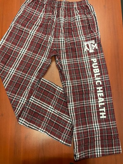 SPH Adult Flannel Pants w/ pockets in Classic Maroon/Black